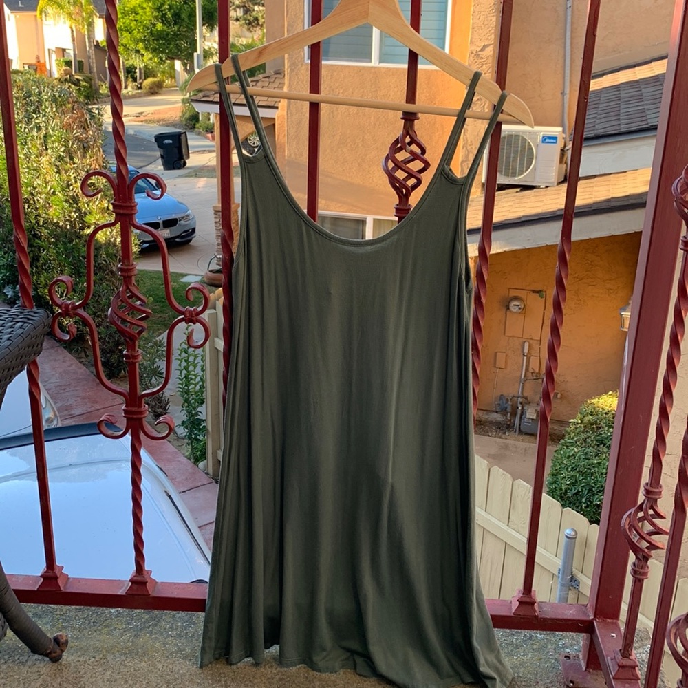 Green Alya Midi Dress